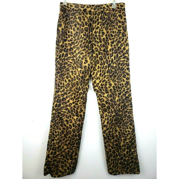 Terry Lewis Classic Luxuries Leopard Pants Pockets - Picture 2 of 8